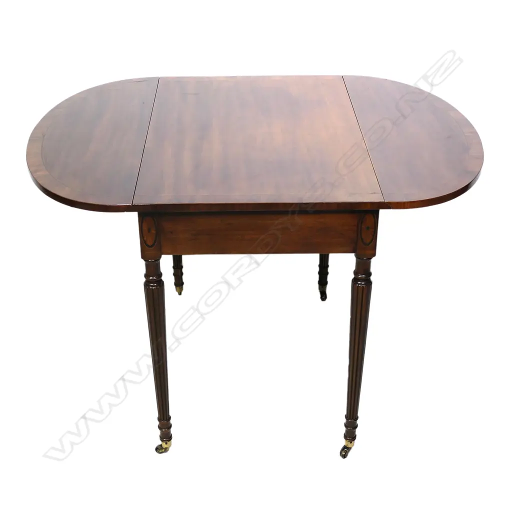 A quality Edwardian mahogany Pembroke table, Image 1++