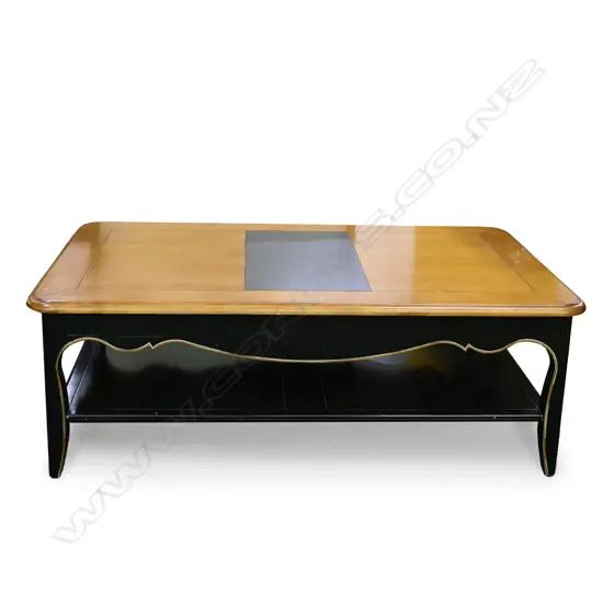 A Grange Domo Classical large fruit wood 'Provencal' coffee table,