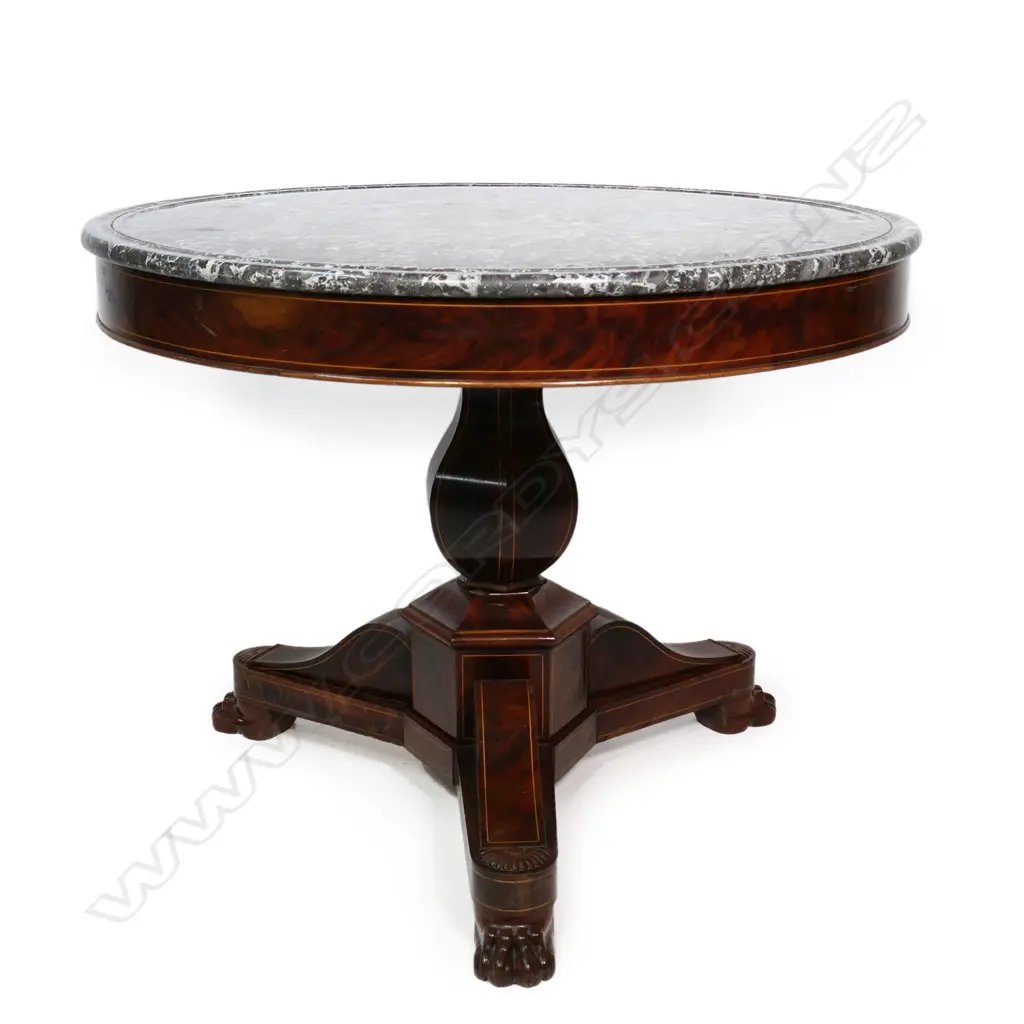 A 19thC French Louis-Philippe centre table, Image 1++