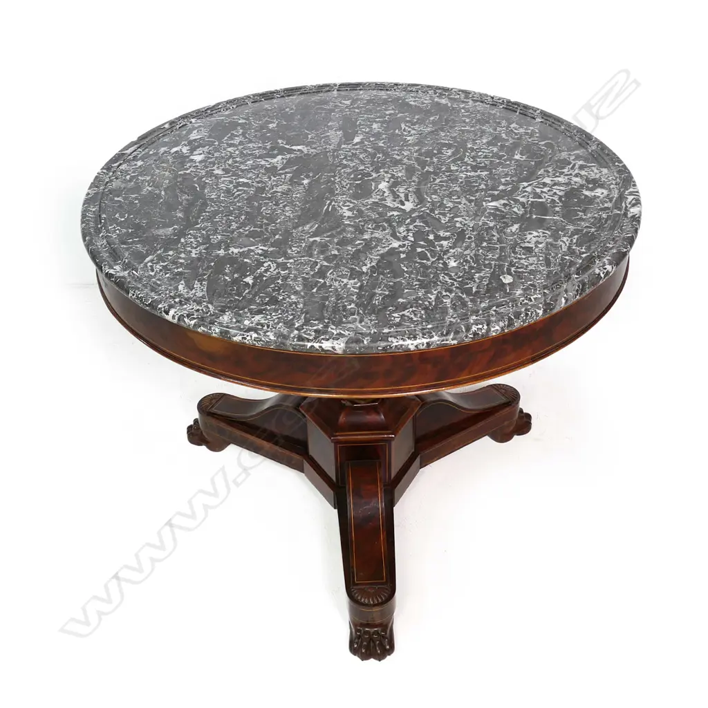 A 19thC French Louis-Philippe centre table, Image 1++