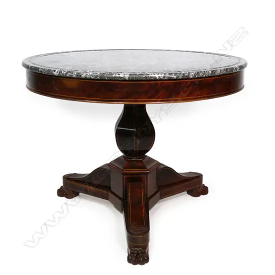 A 19thC French Louis-Philippe centre table,