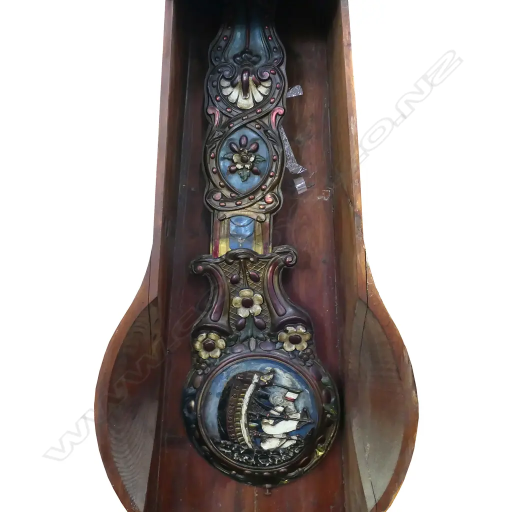 A 19thC French comptoise long case clock, Image 1++