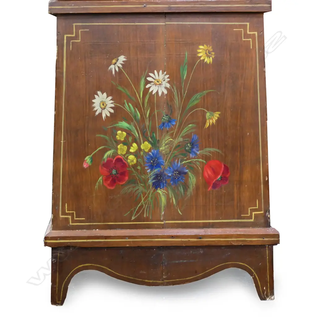 A 19thC French comptoise long case clock, Image 1++