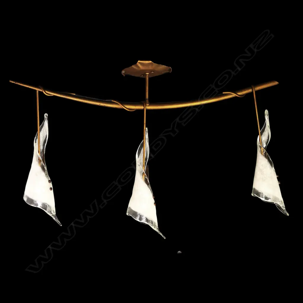 An Italian Sil Lux Kingston hanging light, Image 1++