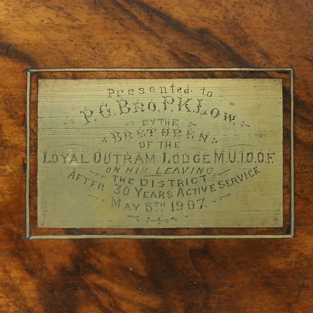 A 19thC Swiss 10 tune music box attributed to Junod, Image 1++