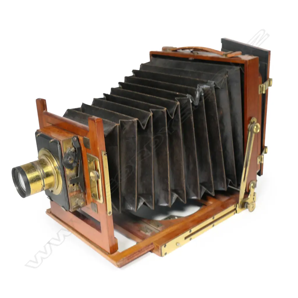 An unnamed teak tropical bellows camera Image 1++