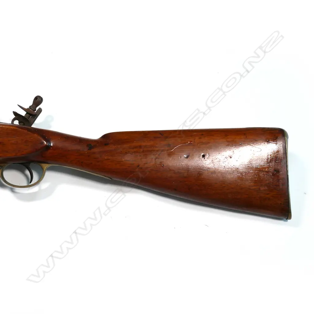 A mid-19thC brass barrel blunderbuss by Barnett of London Image 1++