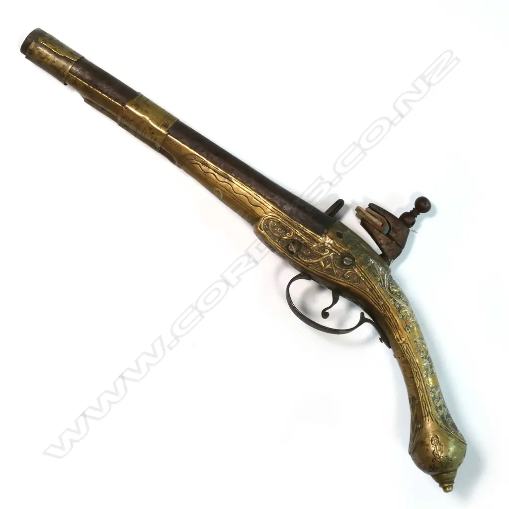 An 18th/19thC Ottoman miquelet lock pistol Image 1++