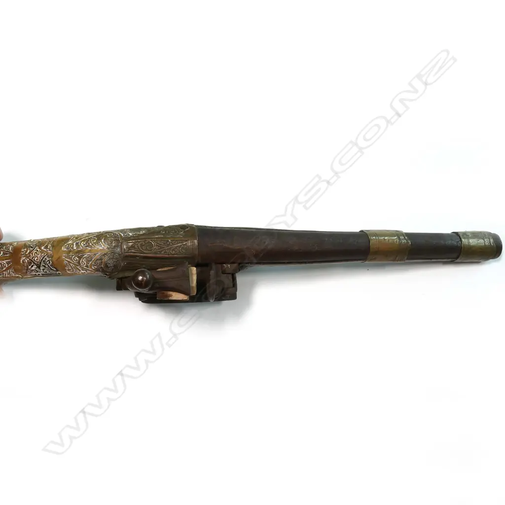 An 18th/19thC Ottoman miquelet lock pistol Image 1++