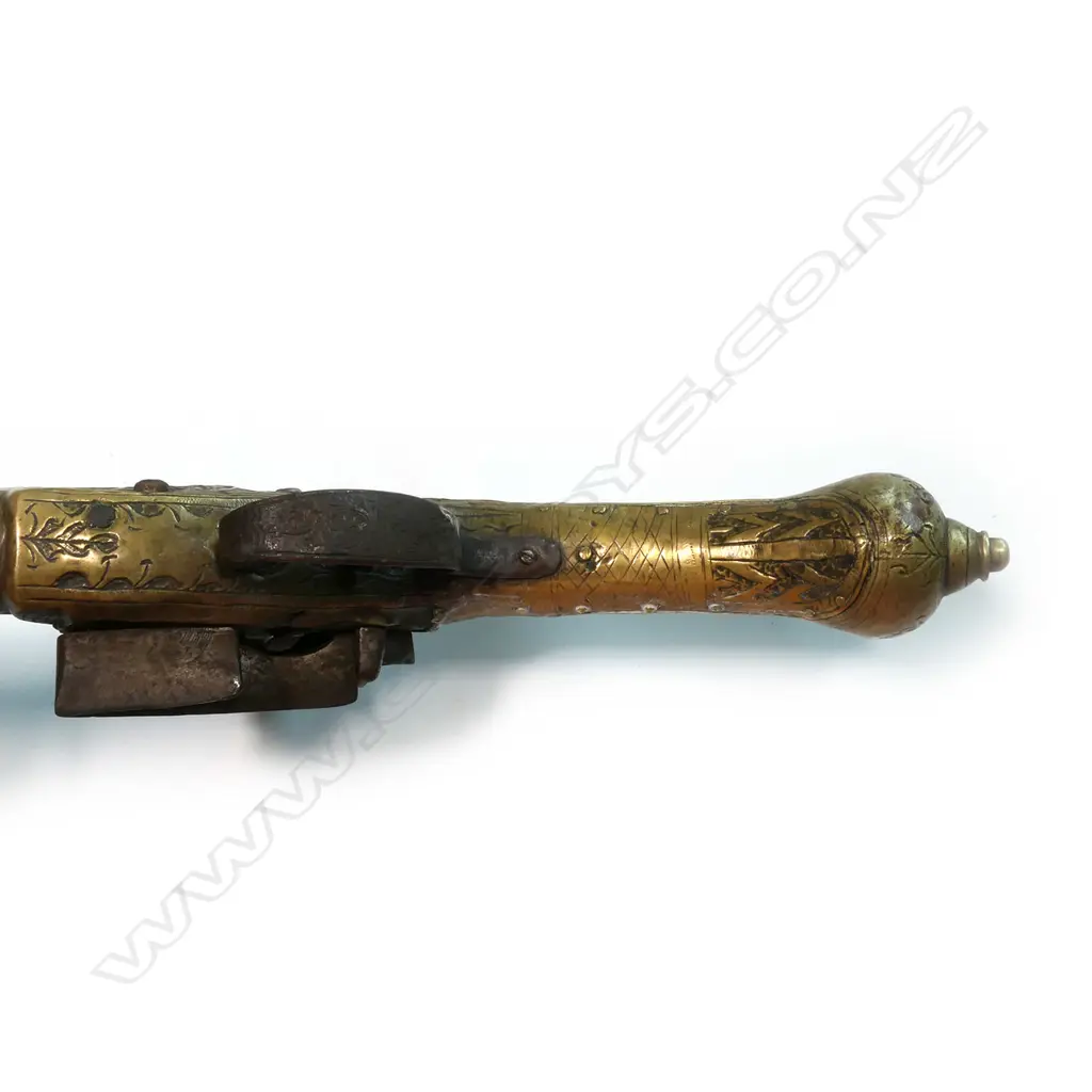 An 18th/19thC Ottoman miquelet lock pistol Image 1++