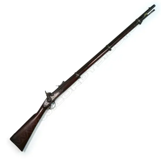 A good Enfield Pattern 1853 percussion musket, muzzle-loading, three barrel bands, .577" calibre