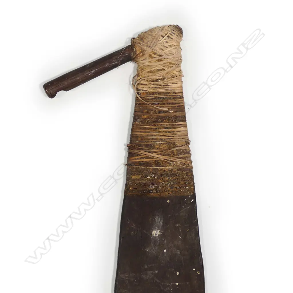 An old Aboriginal woomera (spear thrower), Image 1++
