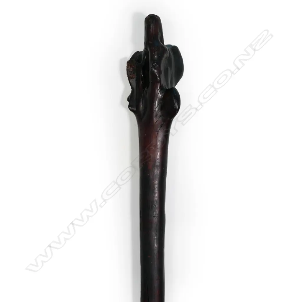A 19thC Fijian Vunikau (rootstock) club, Image 1++