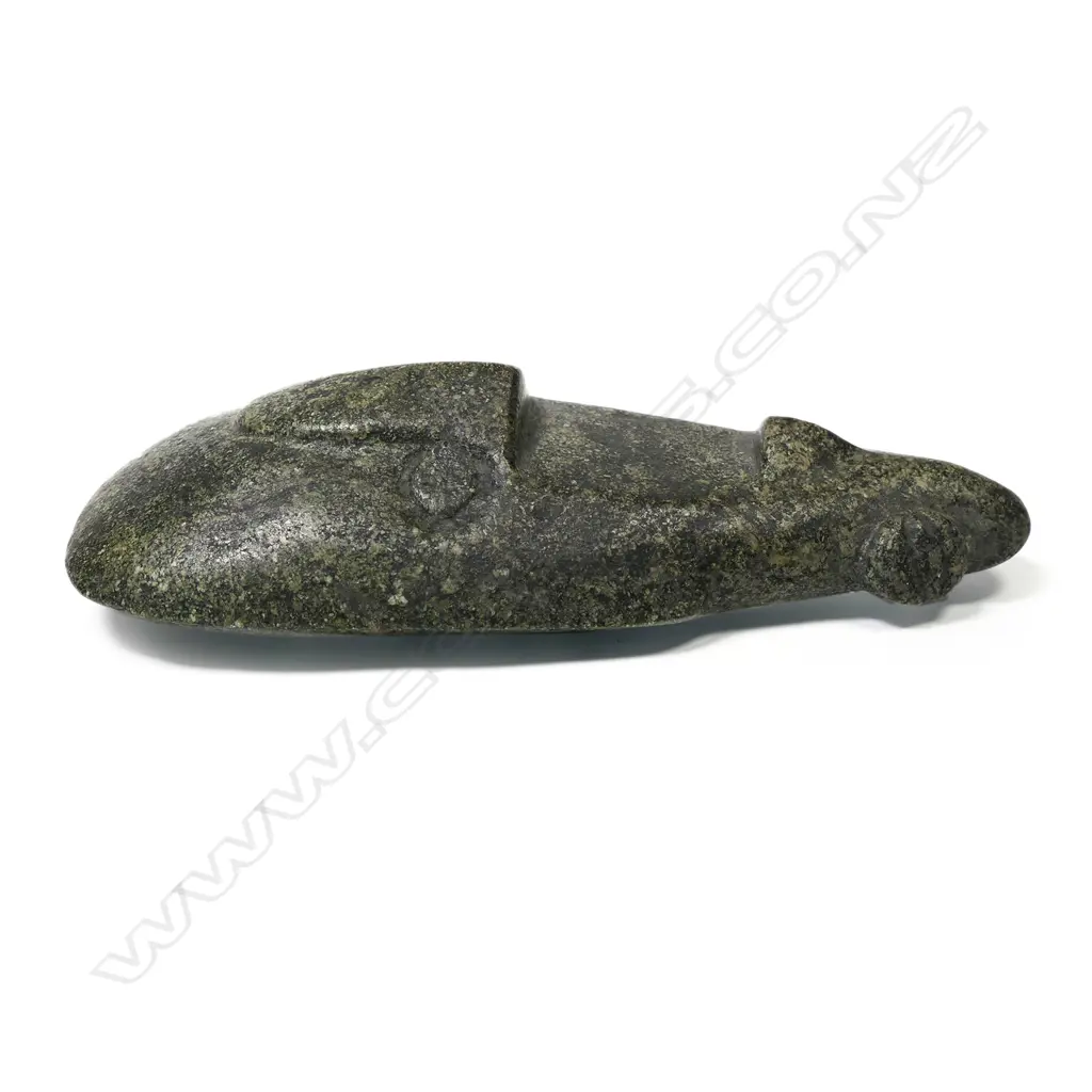 A PNG stone ceremonial adze blade, Image 1++