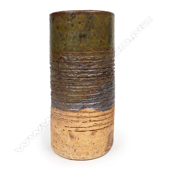 Len Castle cylinder vase c1970,