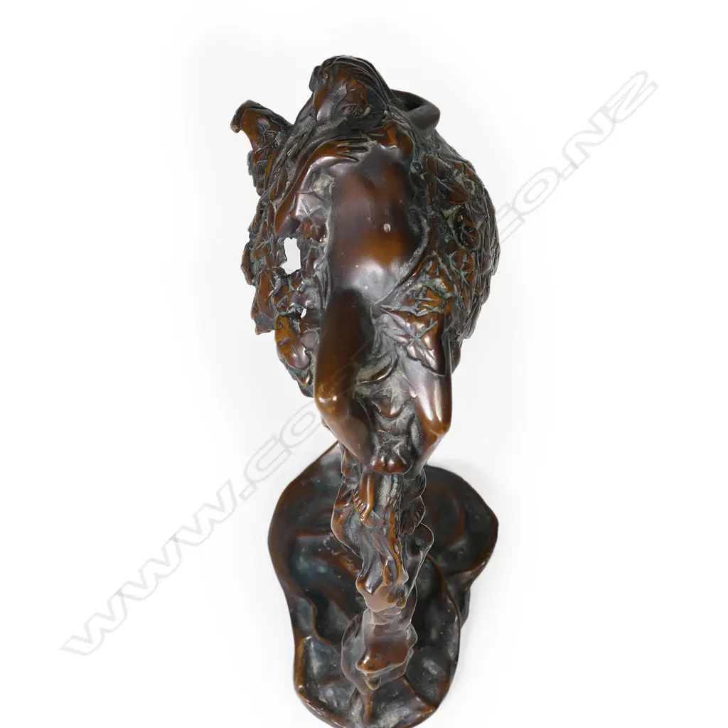 A bronze table lamp base, 'Daphne in the Tree' Image 1++