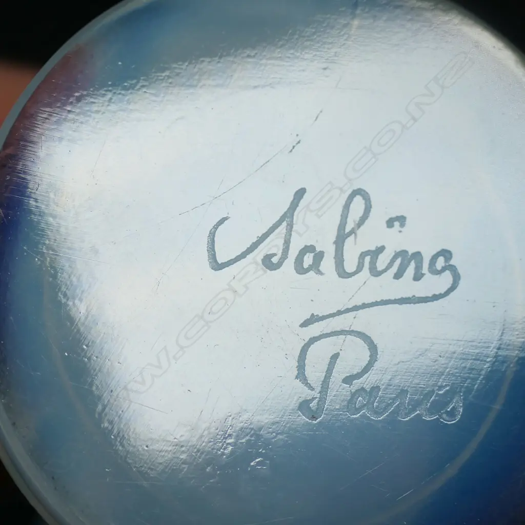 An Art Deco opalescent glass Dragonfly (Libellule) radiator cap mascot by Marius-Ernest Sabino Image 1++