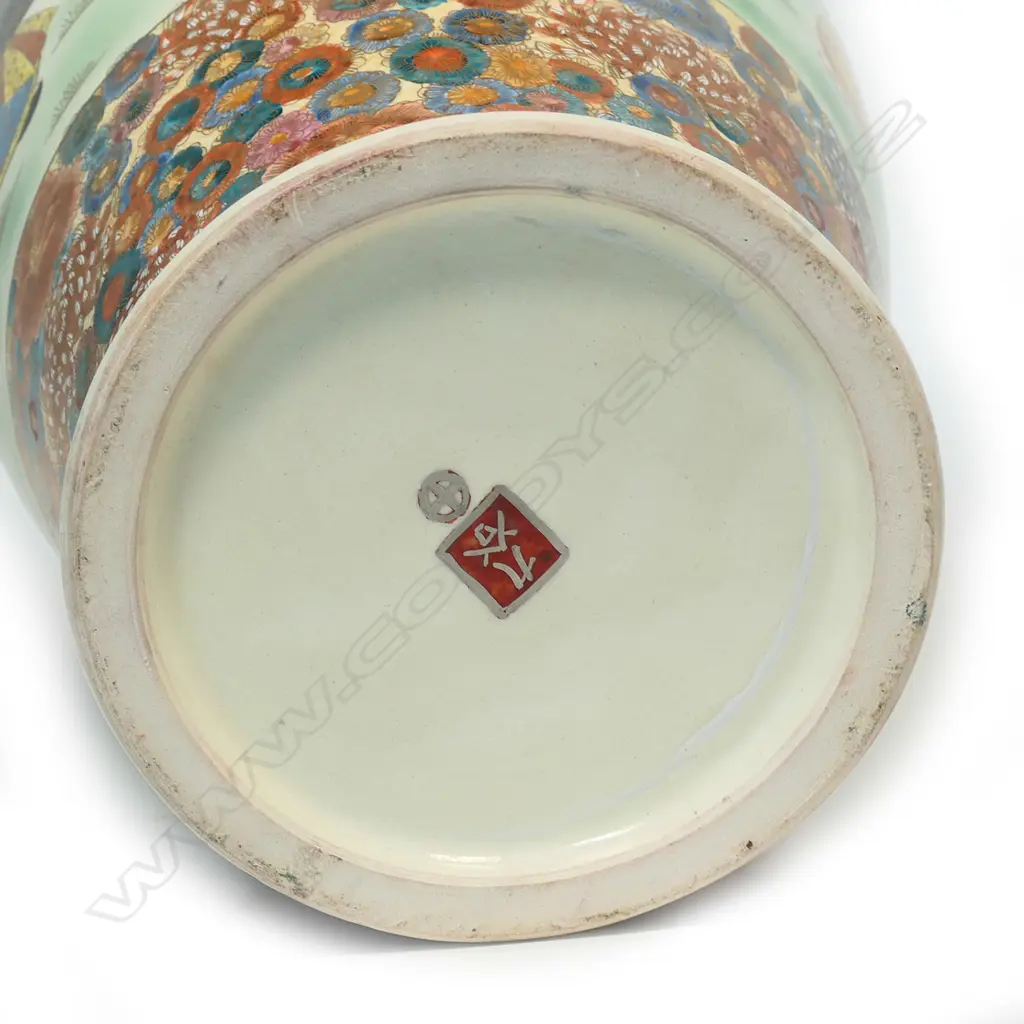 An early 20thC Japanese large Satsuma vase, Image 1++