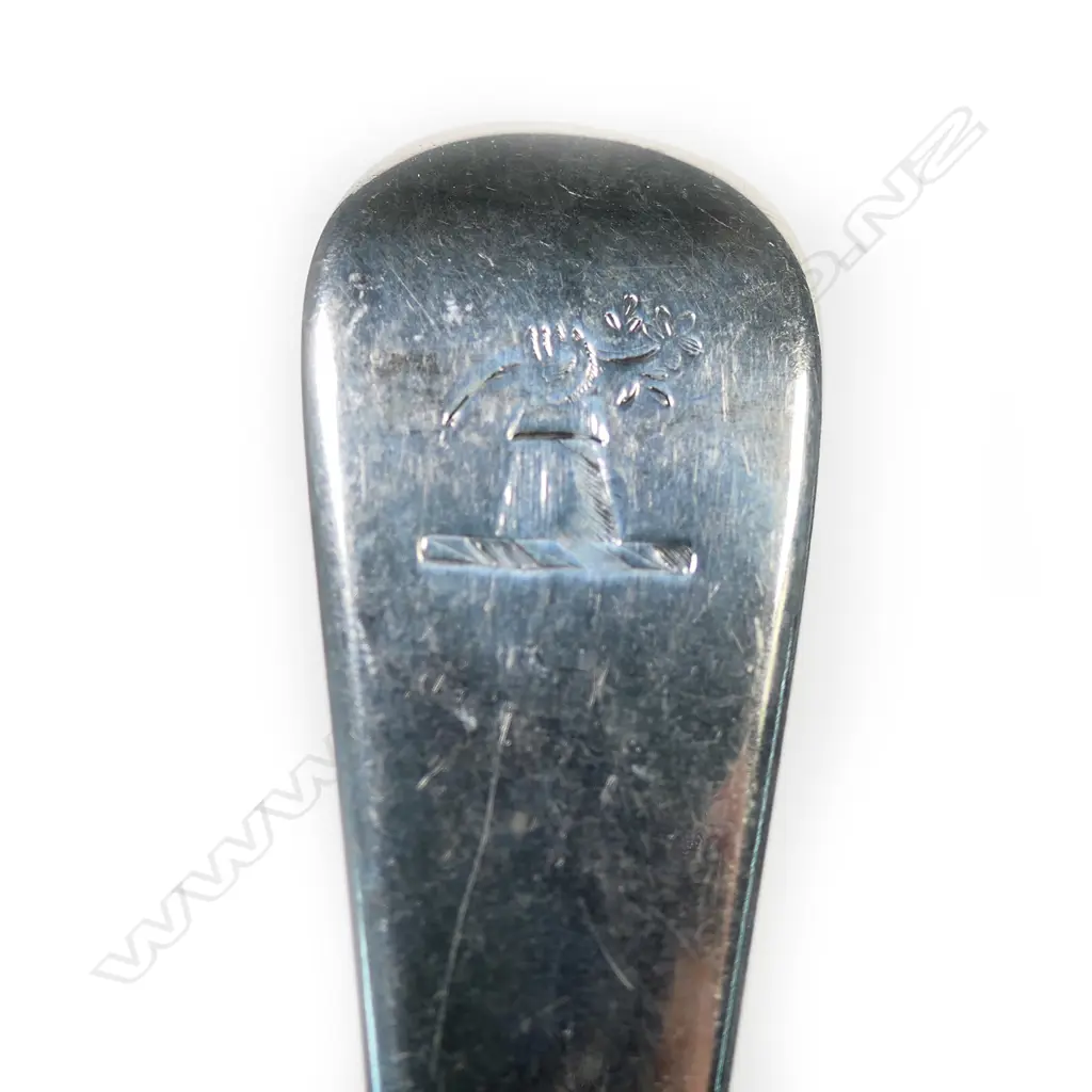A George III silver runcible spoon / spork, Image 1++
