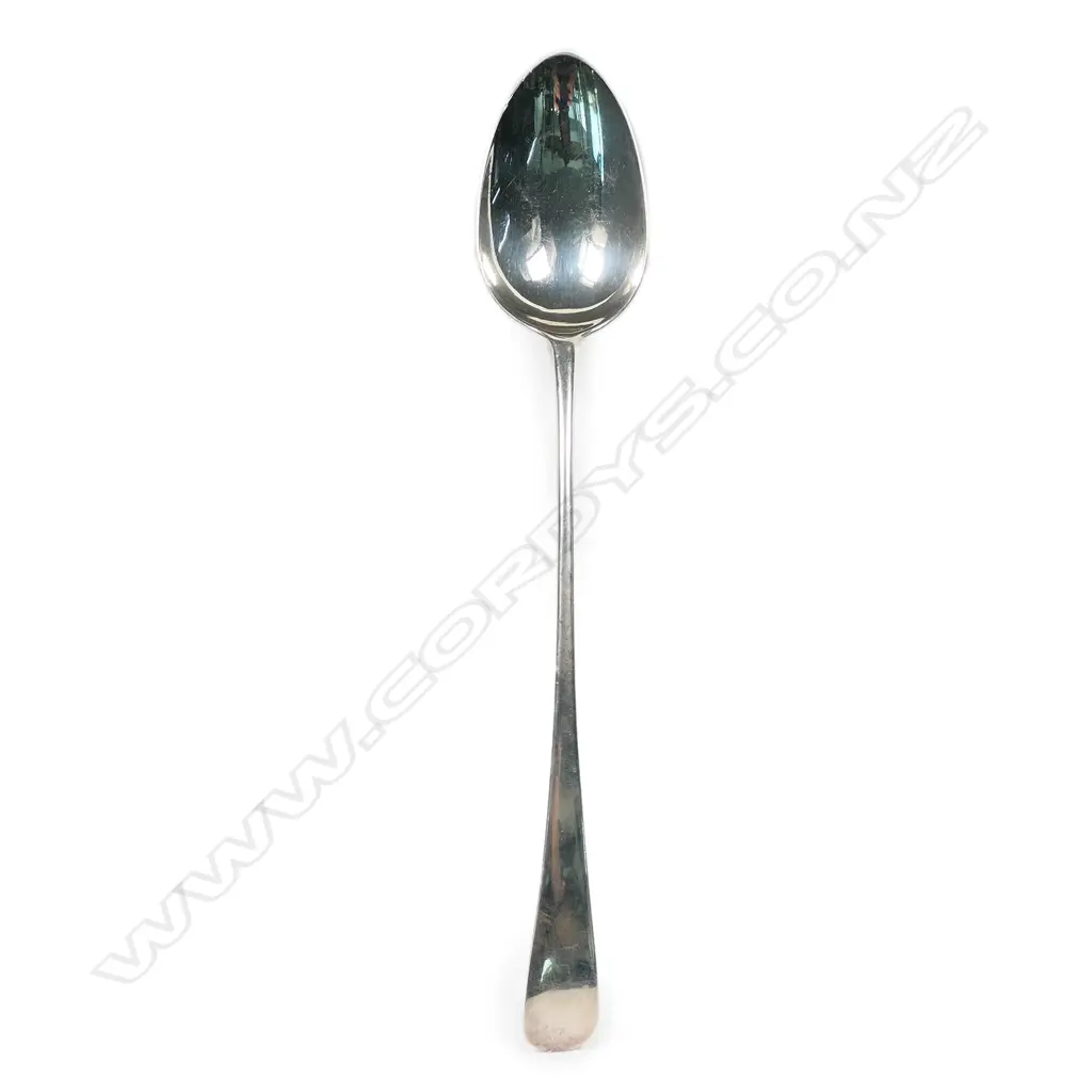 George III silver pie spoon, Image 1++