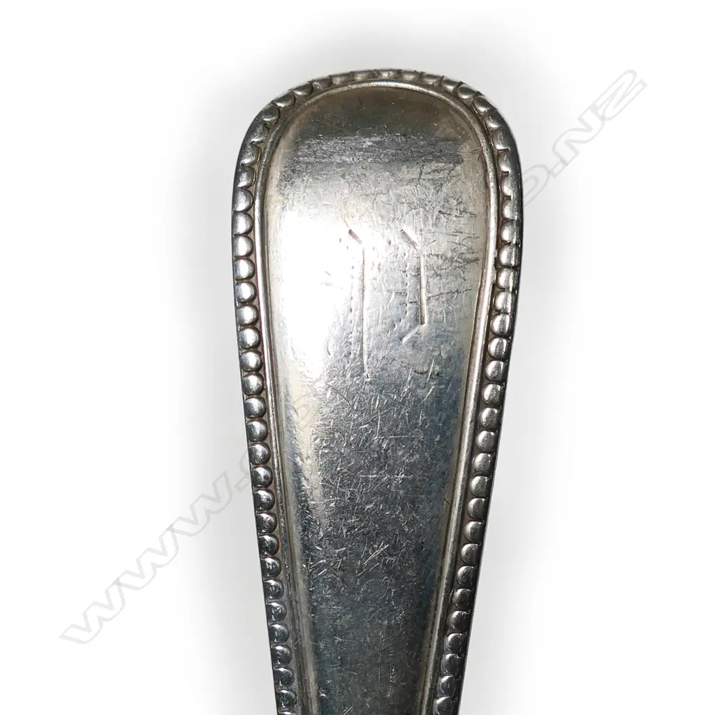 Three Victorian silver tablespoons Image 1++