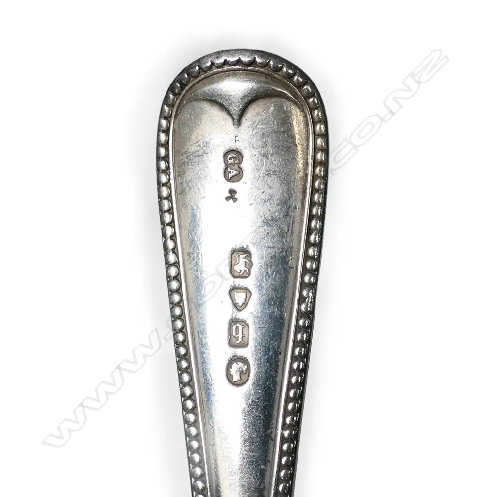 Three Victorian silver tablespoons Image 1++