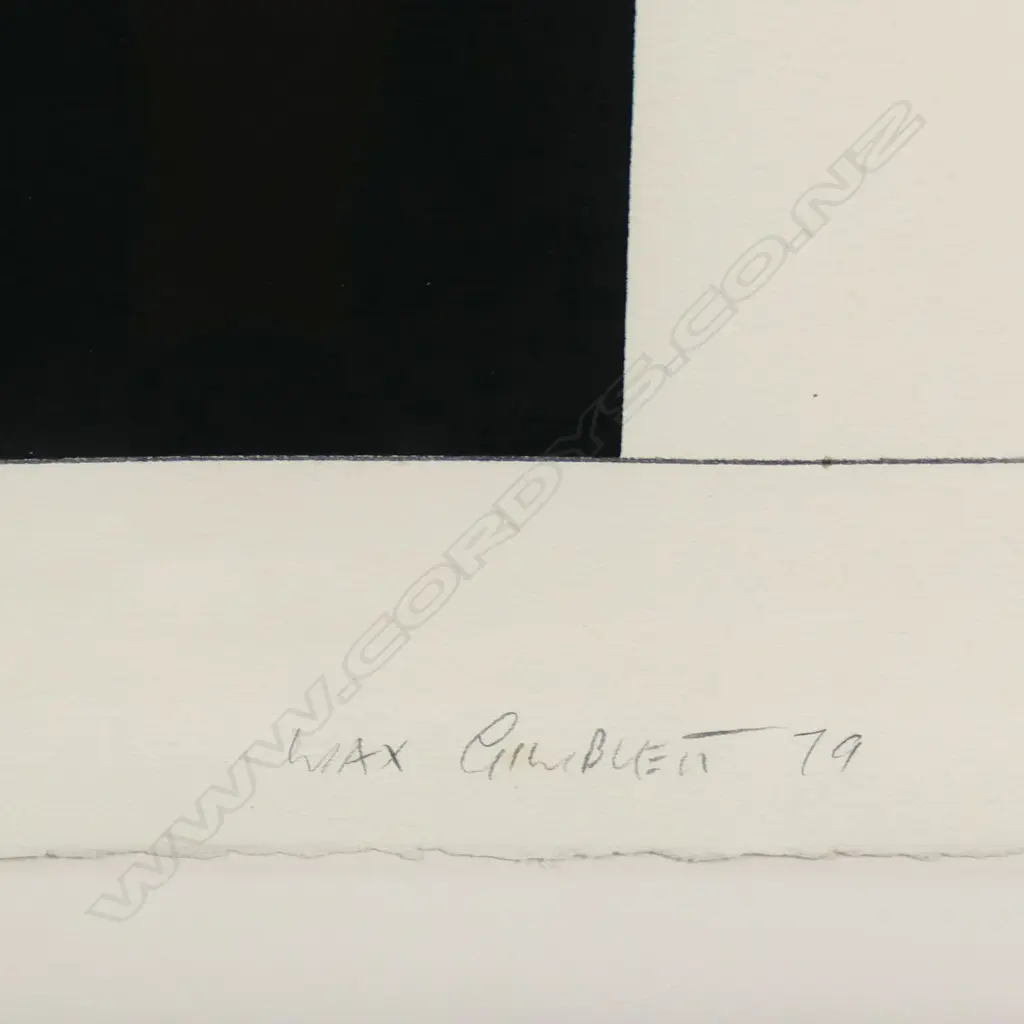 Maxwell Harold (Max) Gimblett MNZM (b.1935) Image 1++