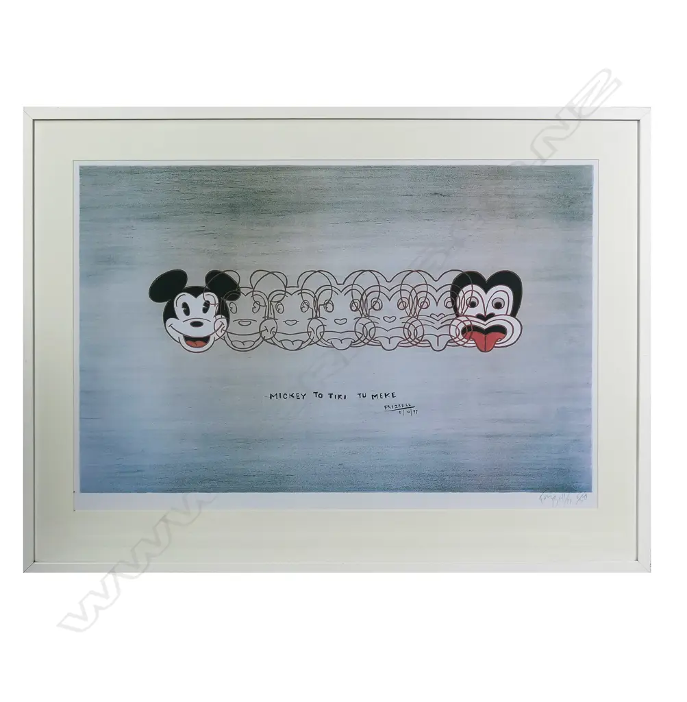 DICK FRIZZEL 'MICKEY TO TIKI' PRINT Image 1++