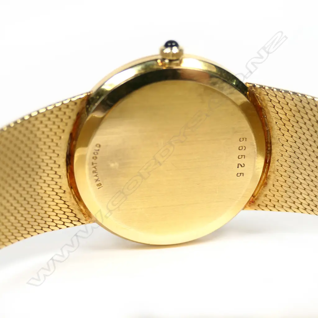 A unisex 18ct gold and diamond 'Golden Shadow' dress watch by Universal Genève, late 1960s Image 1++
