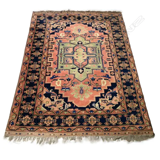 An Iranian tribal hand knotted carpet,