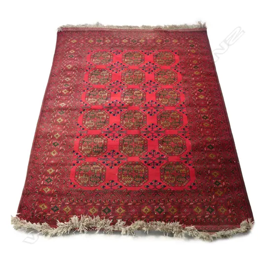 An Afghan Turkoman all wool rug,
