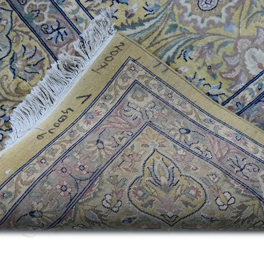 A very large Iranian Kerman hand knotted carpet Image 1++
