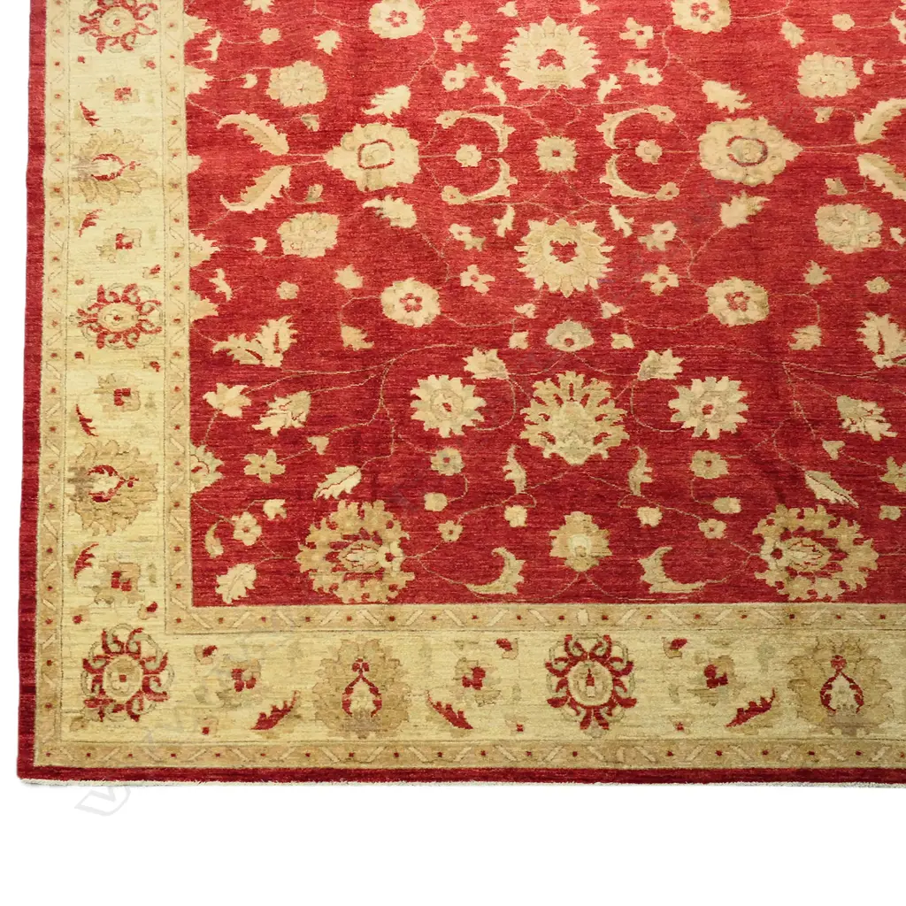 A large Afghan Chobi hand knotted carpet, Image 1++