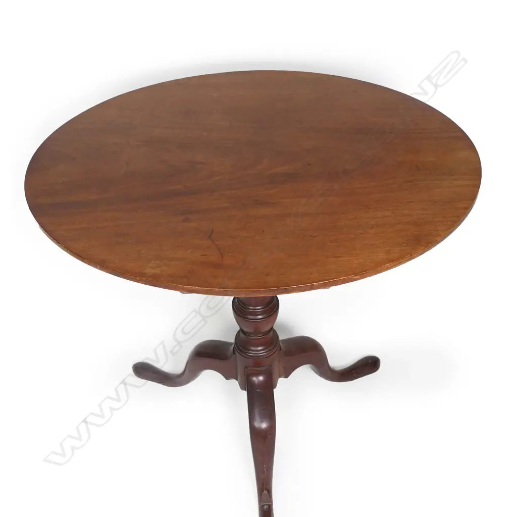 A 19thC mahogany wine table, Image 1++