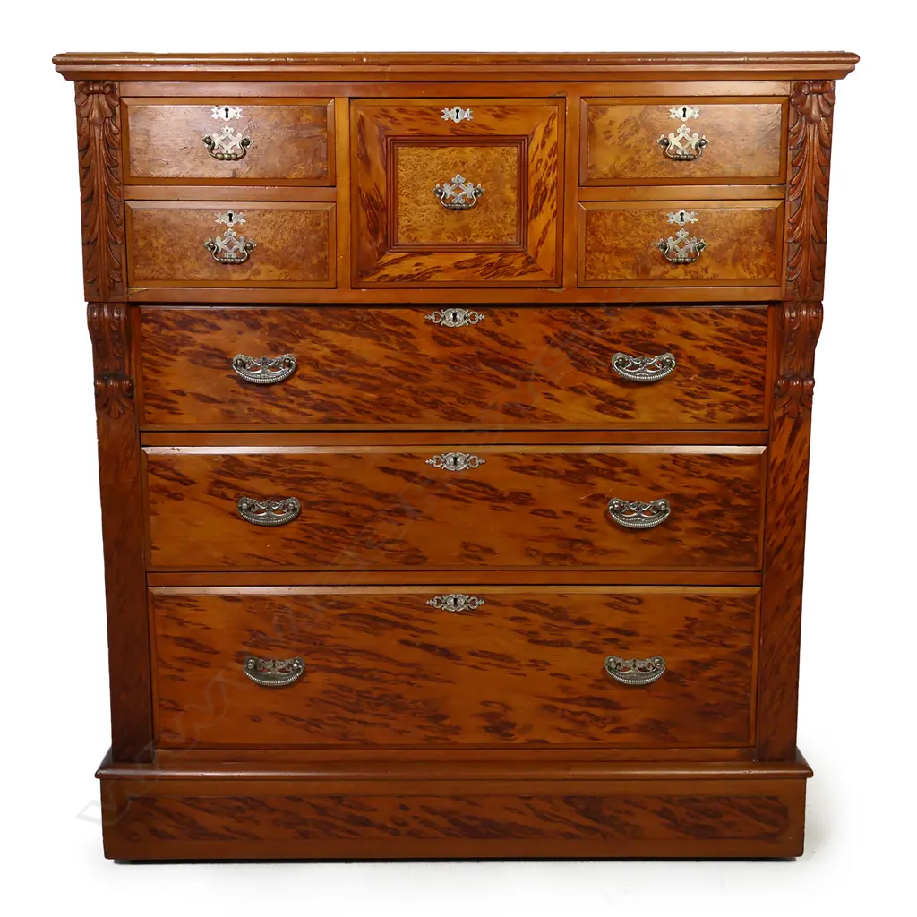 An impressive colonial kauri scotch chest, Image 1++