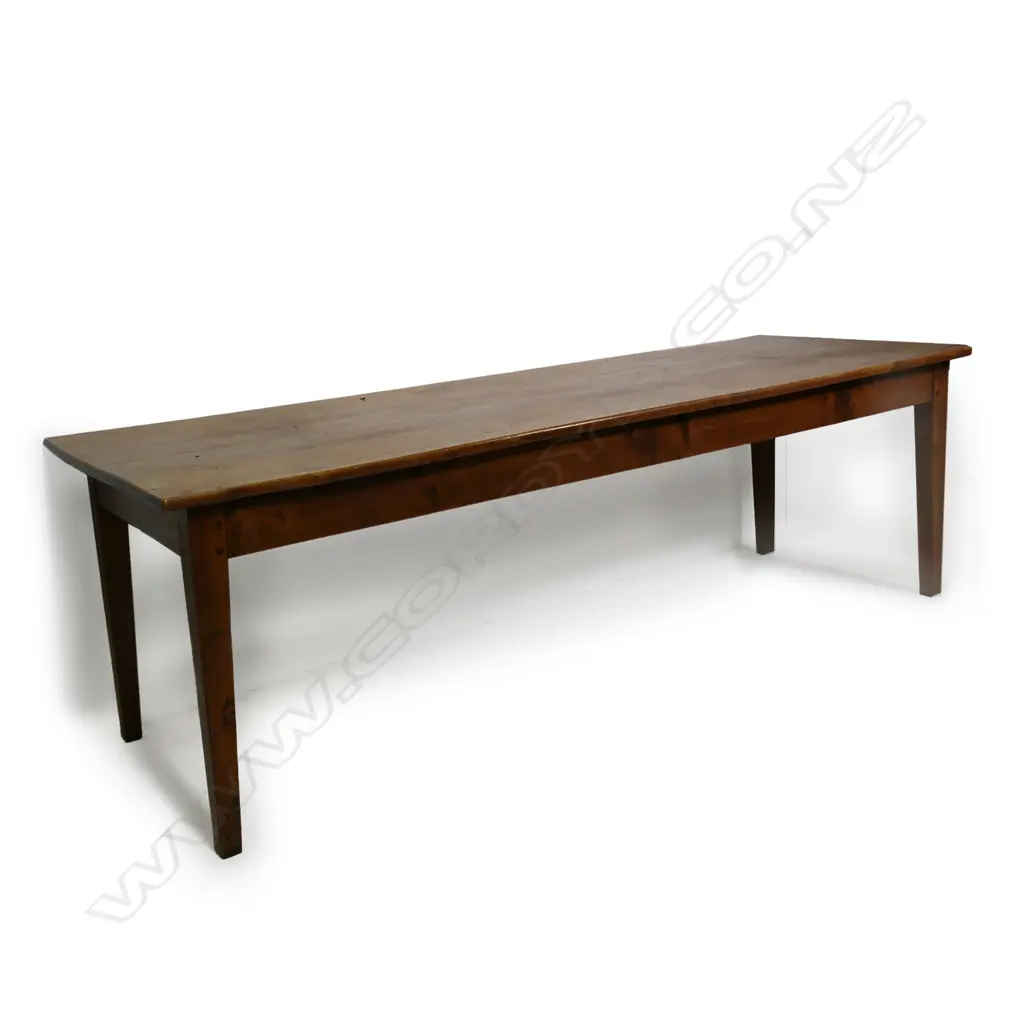 A French country fruit wood dining table, Image 1++