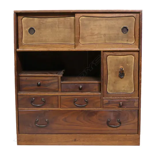 A c.1900 Japanese collector's cabinet