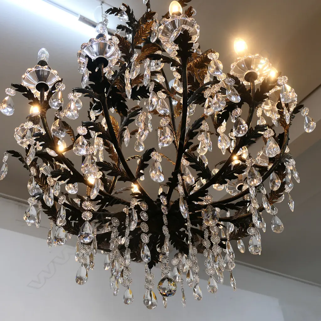 An impressive twelve branch chandelier, Image 1++
