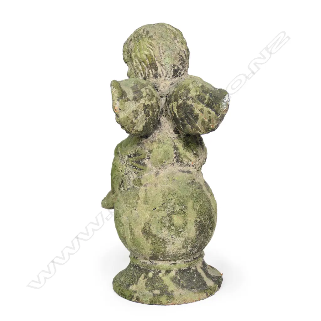 A vintage cast cement garden statue, Image 1++