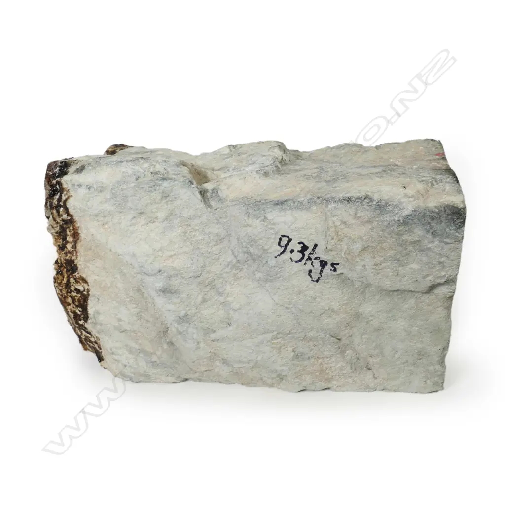 A large natural and cut block of nephrite pounamu, Image 1++