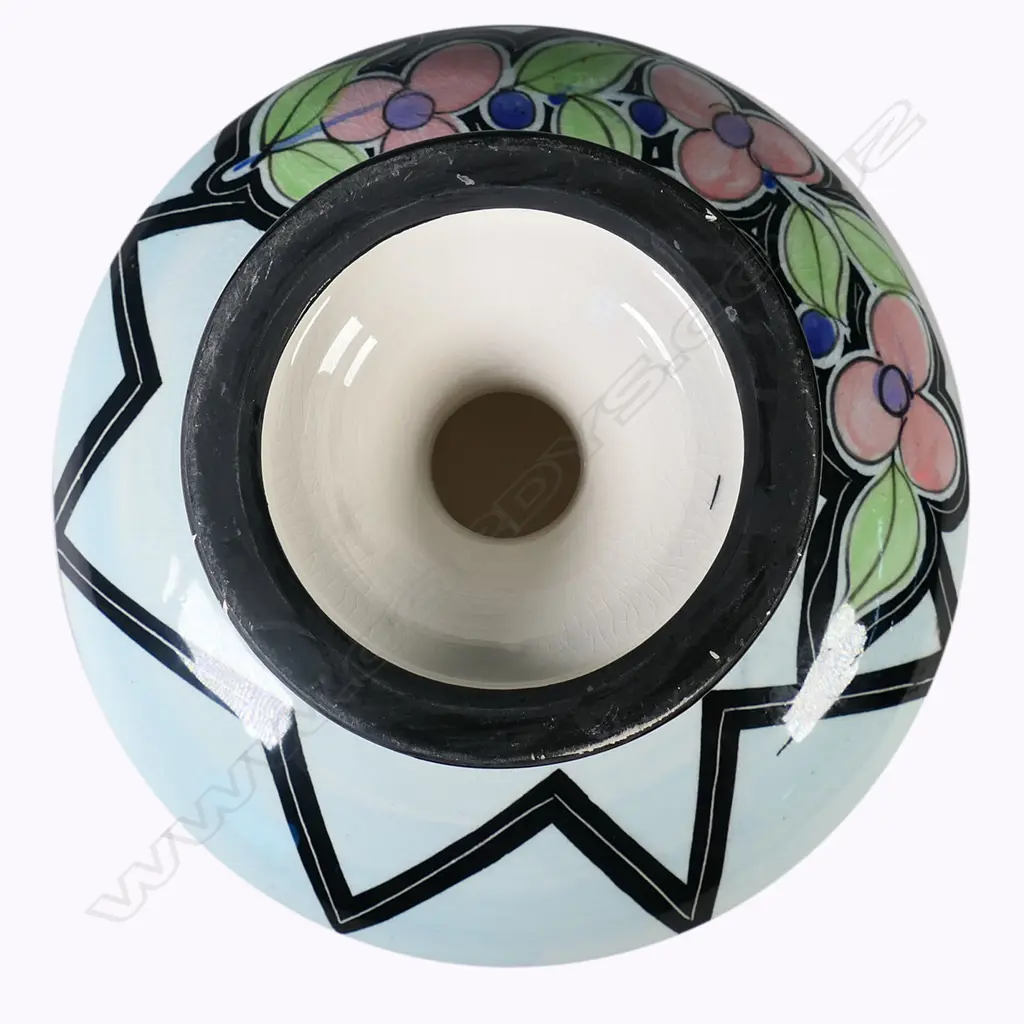 Warren Tippett (1941-1994) uncommon Sydney made colourful tazza, Image 1++