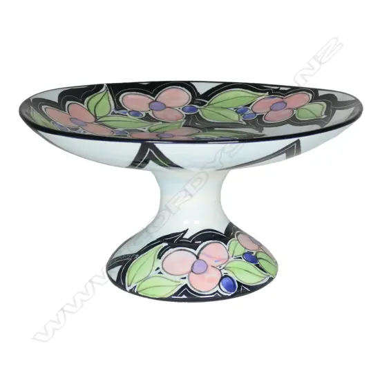 Warren Tippett (1941-1994) uncommon Sydney made colourful tazza,