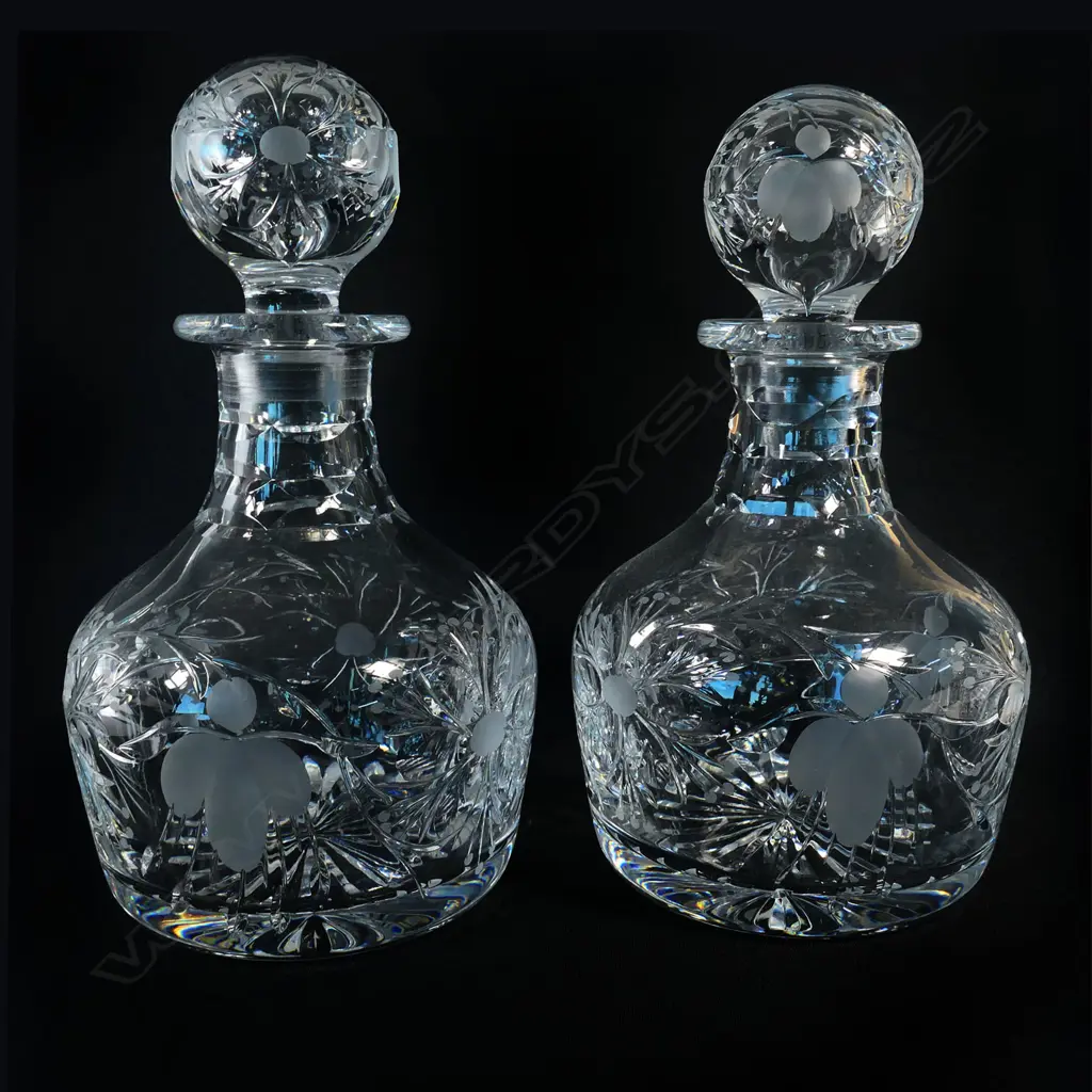 PR MATCHING CRYSTAL DECANTERS H.220mm Image 1++