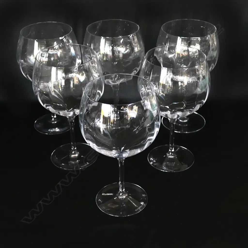 A set of six Waterford gin balloon glasses, Image 1++
