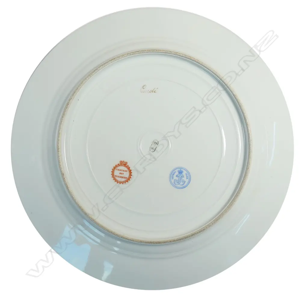 A pair of 19thC Limoges portrait plates, Image 1++