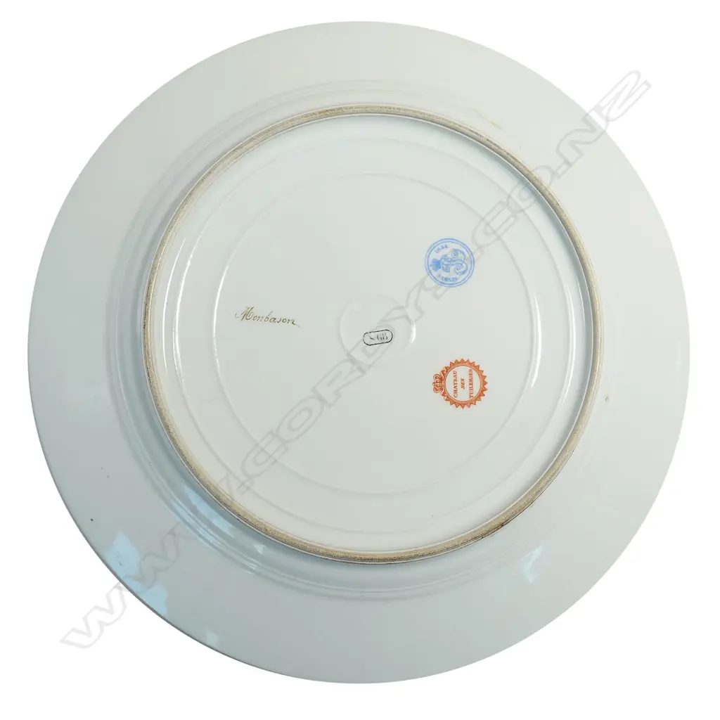 A pair of 19thC Limoges portrait plates, Image 1++