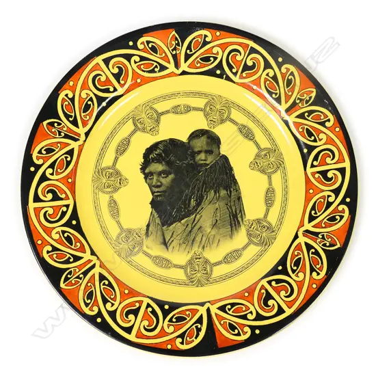 A Royal Doulton 'Maori Art' cabinet plate,