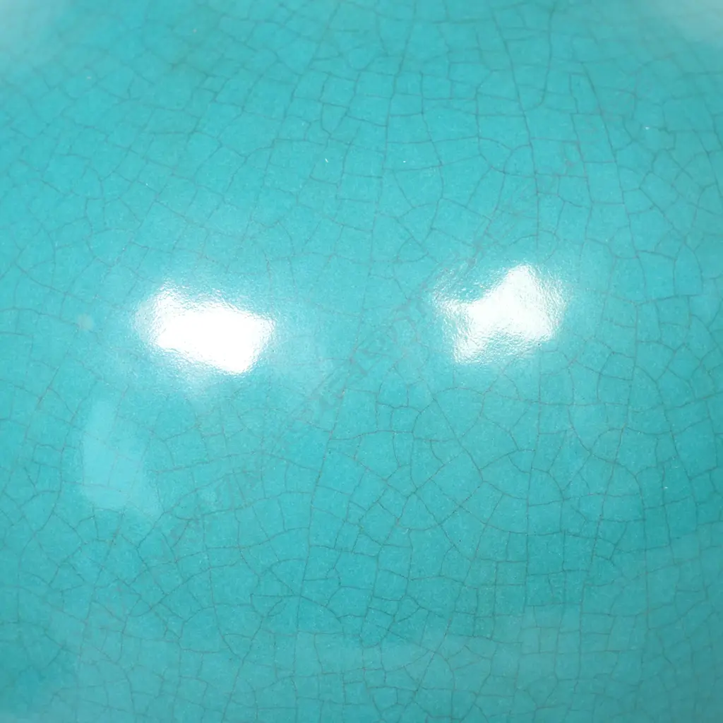 An old Chinese teal green glazed bottle vase, Image 1++