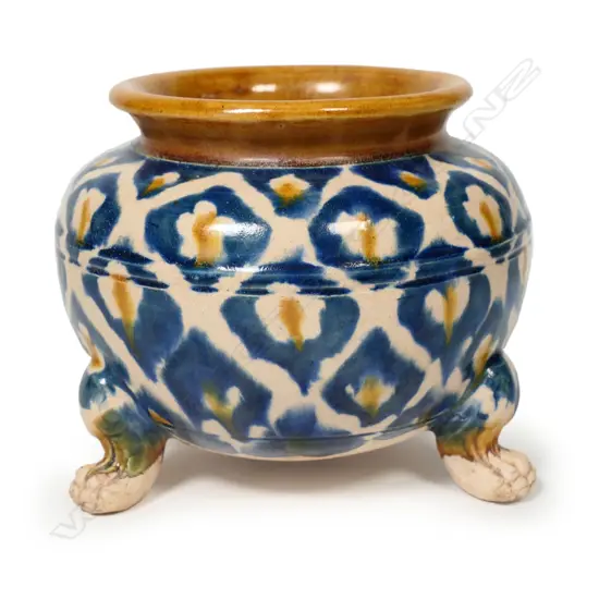 A Chinese Tang style three-legged vase,