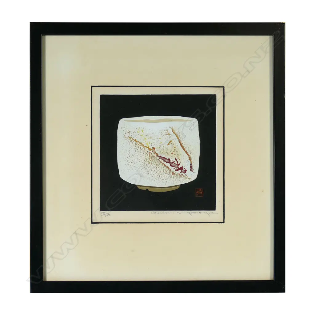 Haku Maki (Jap. 1924-2000) two sōsaku-hanga woodblock prints Image 1++